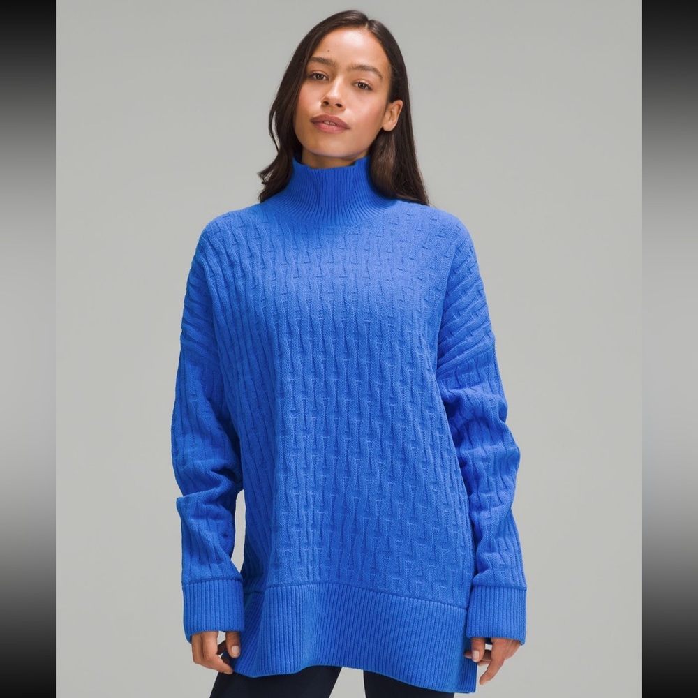 NWT- lululemon cable knit relaxed fit sweater